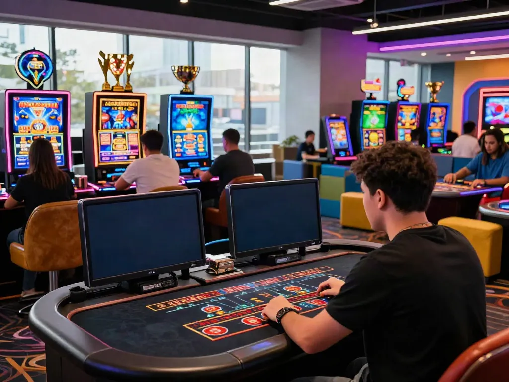 Engaged players at https://rikvipt1.co/ enjoying a dynamic online casino gaming experience.
