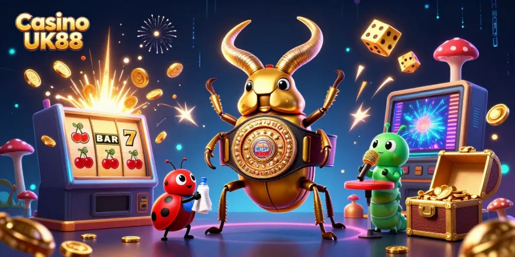 Engage in thrilling gameplay at Casino UK88 with vibrant 3D characters and exciting gaming elements.