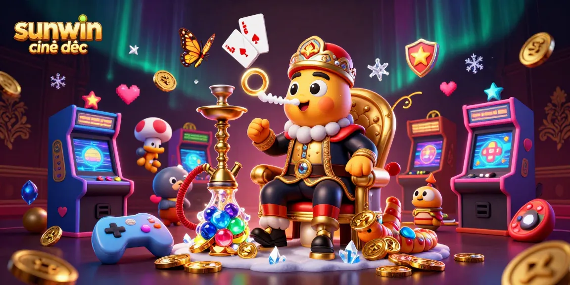 Experience sunwin chính thức with an immersive 3D gaming scene showcasing casino elements and vibrant visuals.
