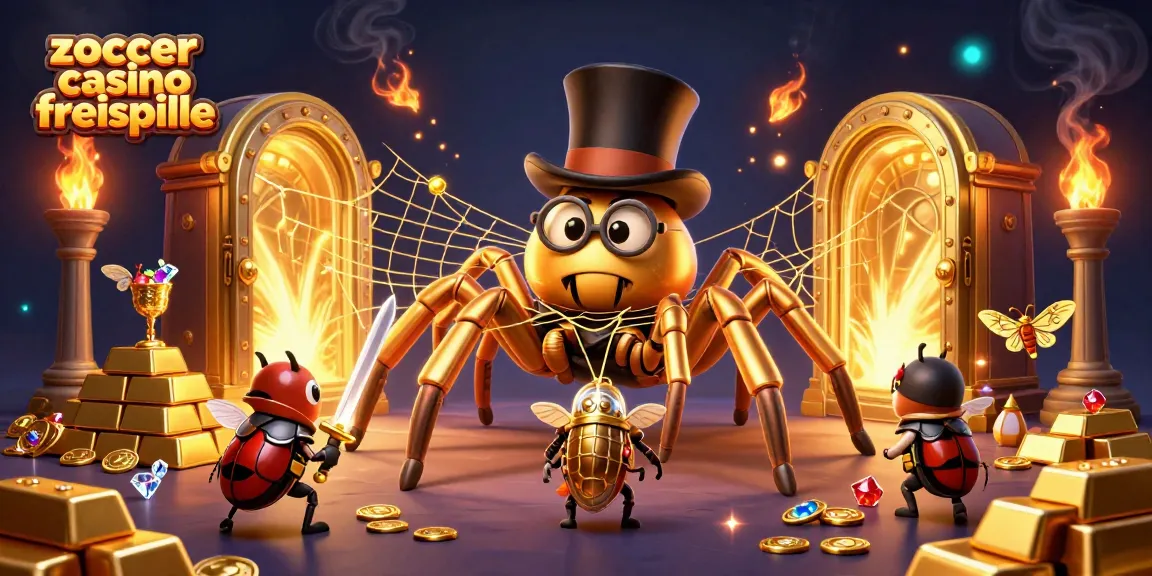 Erhalten Sie Zoccer Casino Freispiele in dieser lebendigen 3D-Szenenillustration, die mit Energie und Glanz gefüllt ist.