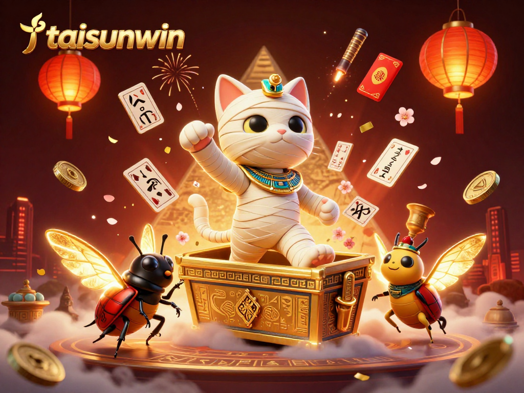 Experience exhilarating fun with taisunwin in this vibrant, richly detailed casino scene with thrilling gaming elements.