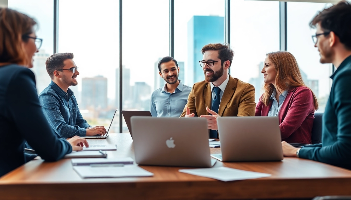 Headhunter Ingenieure engage in a professional discussion about career opportunities.