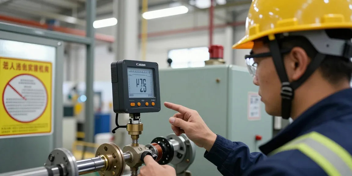 H2S Monitor Schwefelwasserstoff in einer Fabrikumgebung zur Überwachung gefährlicher Gase.
