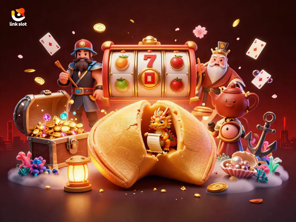 Engage with the link slot and enjoy exciting jackpots in a visually stunning lottery scene.